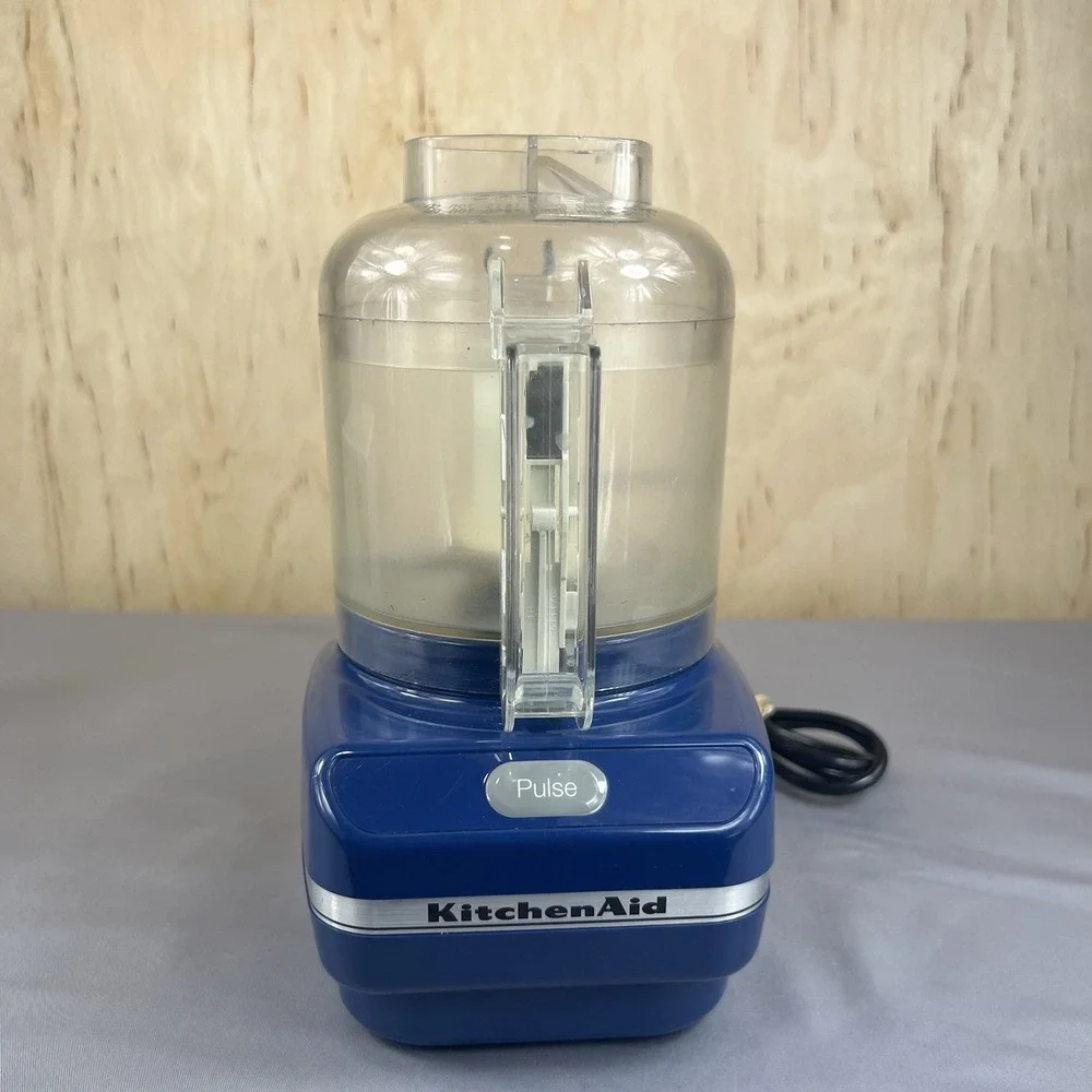KitchenAid Chef's Chopper KFC3100 3 Cup Food Processor Blue Tested